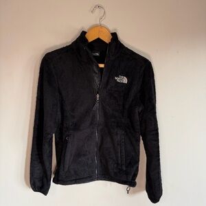 The North Face Black Full Zip Osito Fleece Jacket | XS
